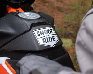 Shoot & Ride Heavy Duty Sticker