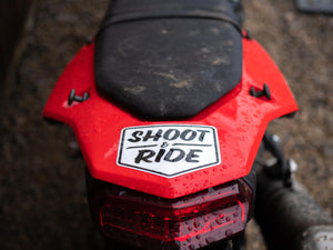 Shoot & Ride Heavy Duty Sticker