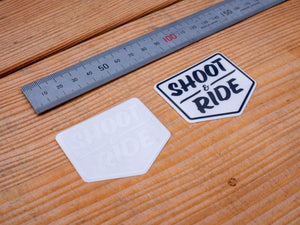 Shoot & Ride Mini Sticker