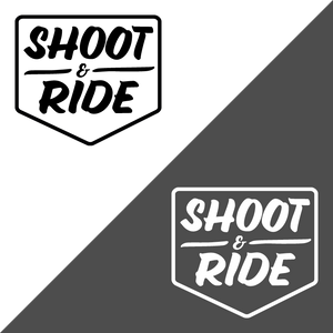 Shoot & Ride Mini Sticker