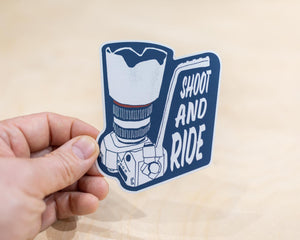 Kick The Camera Sticker